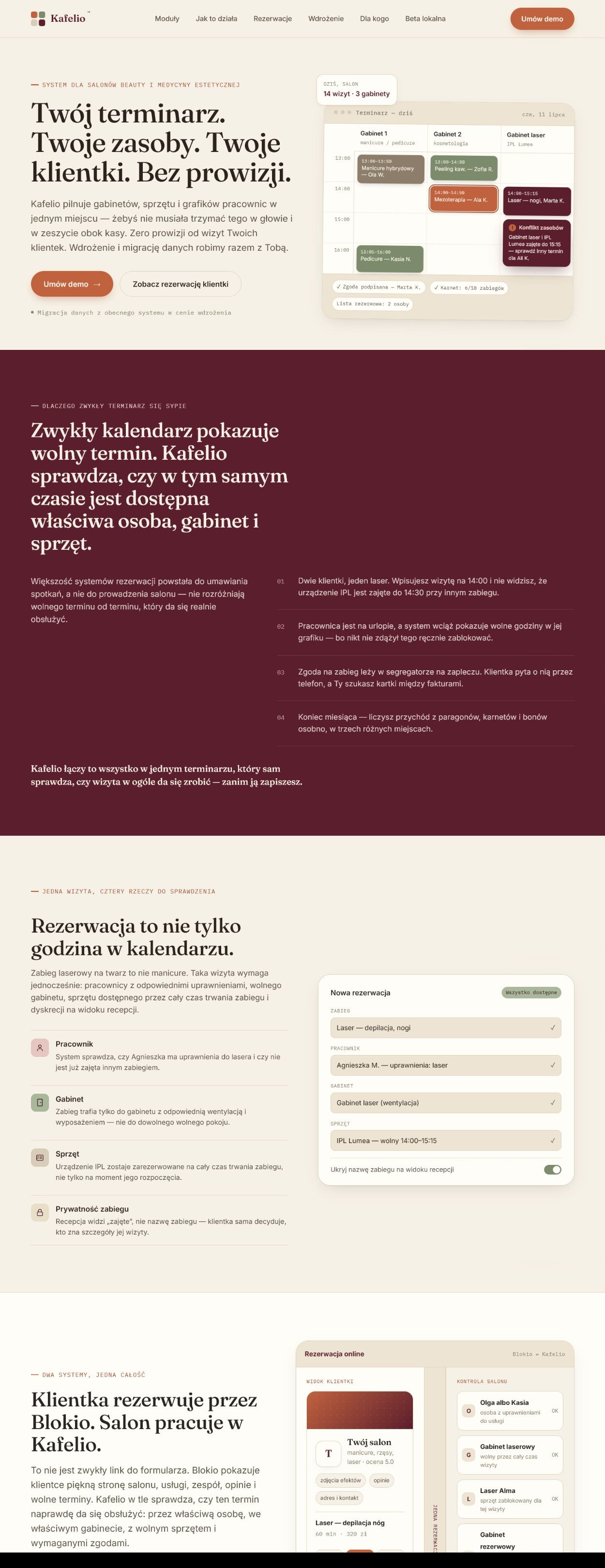 Kafelio — Aplikacja webowa