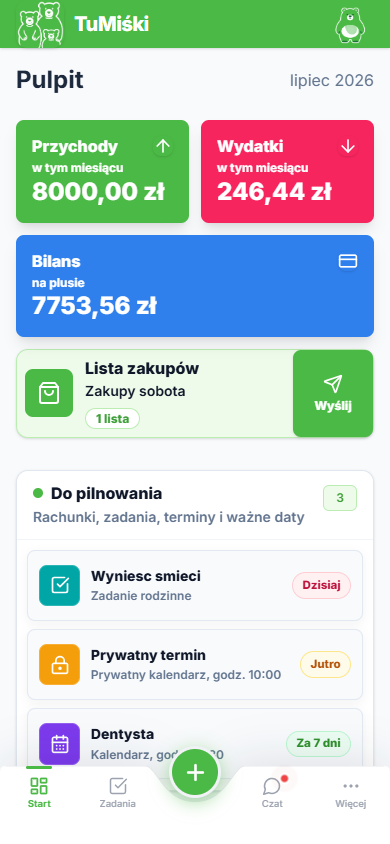 TuMiśki — Aplikacja mobilna